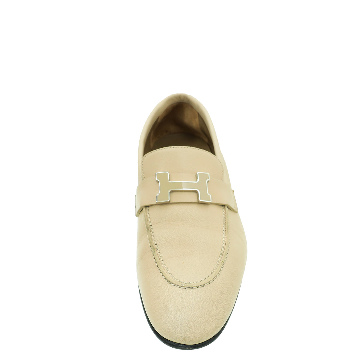 Hermes Beige Mastic Paris Loafer 37