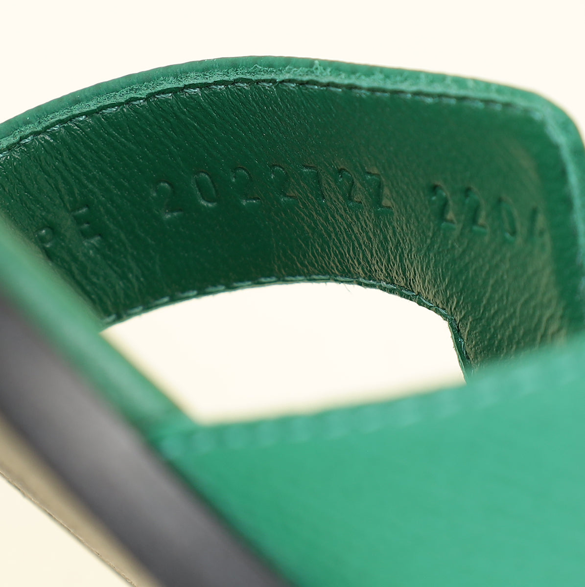 Hermes Vert Oyat Oran Sandal 38.5 – THE CLOSET