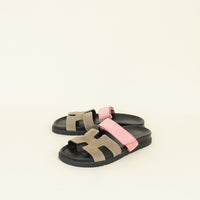 Hermes Bicolor Chypre Sandals 38.5