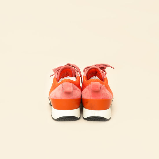 Hermes Bicolor Suede Mesh Starter Sneaker 38.5-Hermes-THE CLOSET