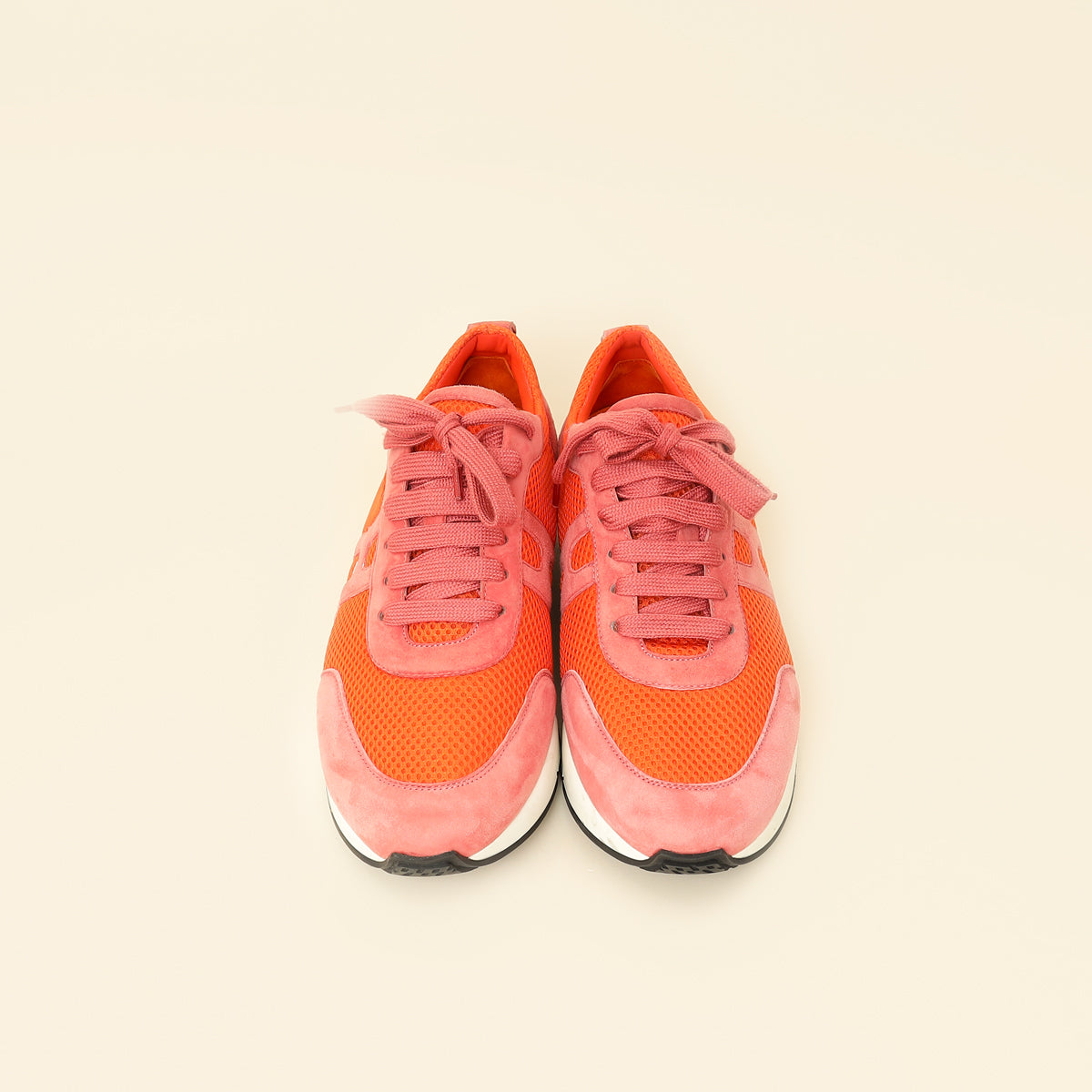 Hermes Bicolor Suede Mesh Starter Sneaker 38.5-Hermes-THE CLOSET