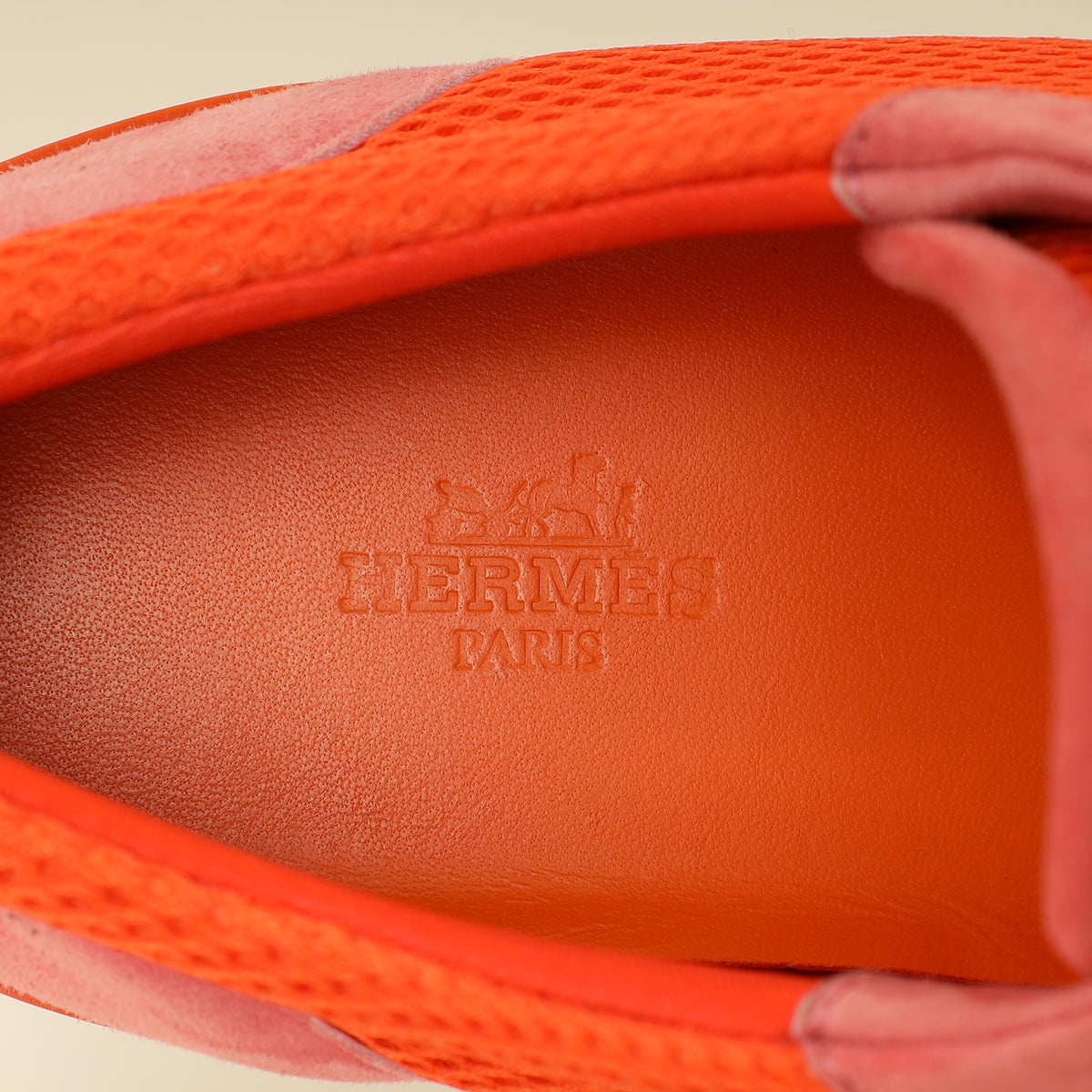 Hermes Bicolor Suede Mesh Starter Sneaker 38.5-Hermes-THE CLOSET