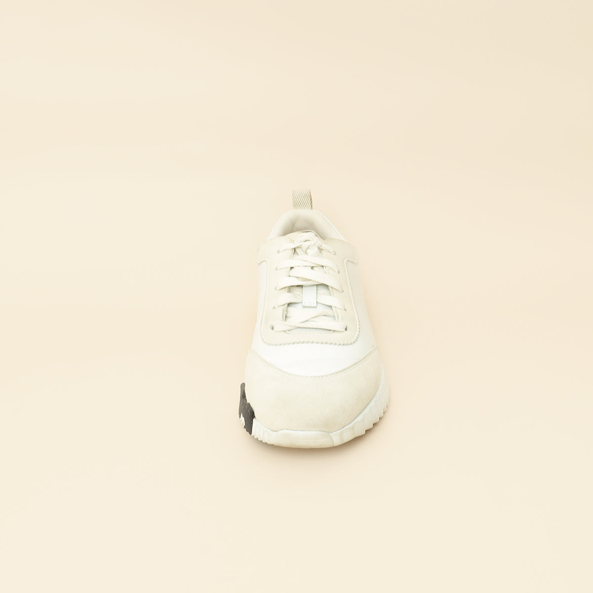 Hermes Blanc Bouncing Sneaker 38.5-Hermes-THE CLOSET