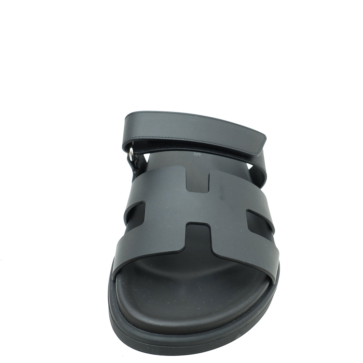 Hermes Noir Chypre Sandal 38-Hermes-THE CLOSET