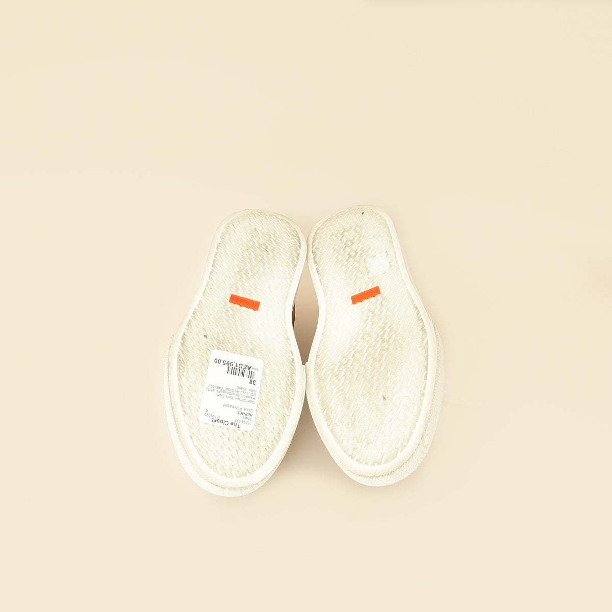 Hermes Gold Day Sneaker 38-Hermes-THE CLOSET