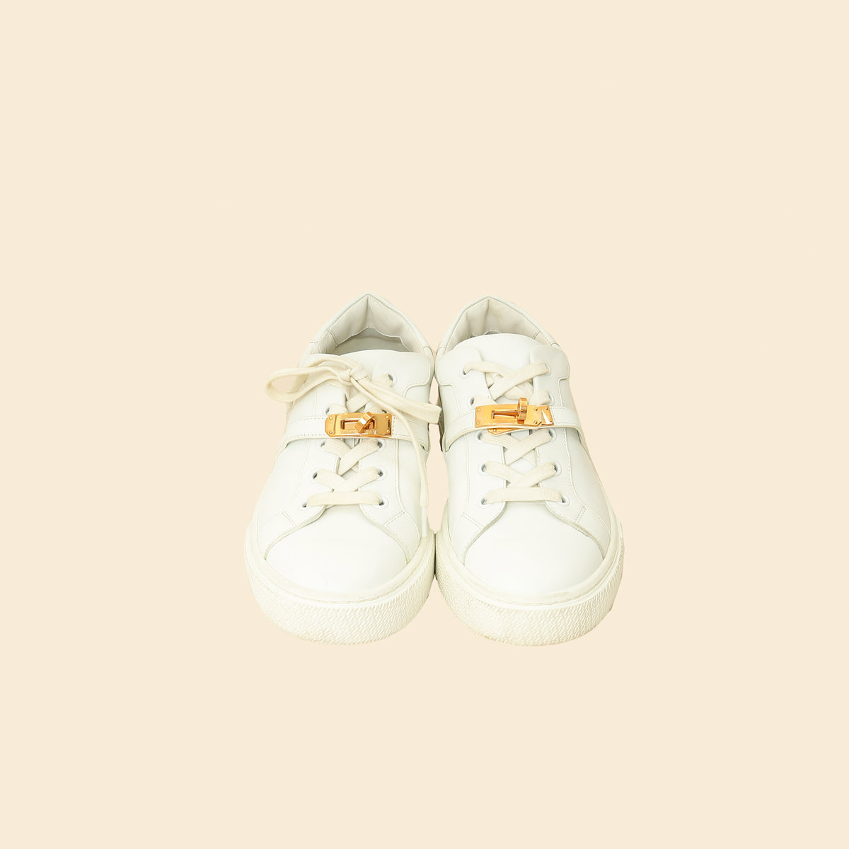 Hermes White Day Sneaker 38-Hermes-THE CLOSET