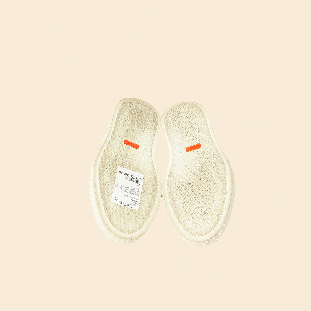 Hermes White Day Sneaker 38-Hermes-THE CLOSET