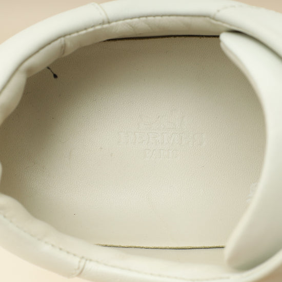 Hermes White Day Sneaker 38-Hermes-THE CLOSET