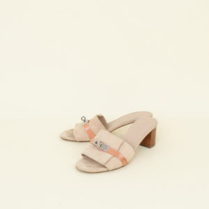 Hermes Bicolor Gigi 50 Sandals 38