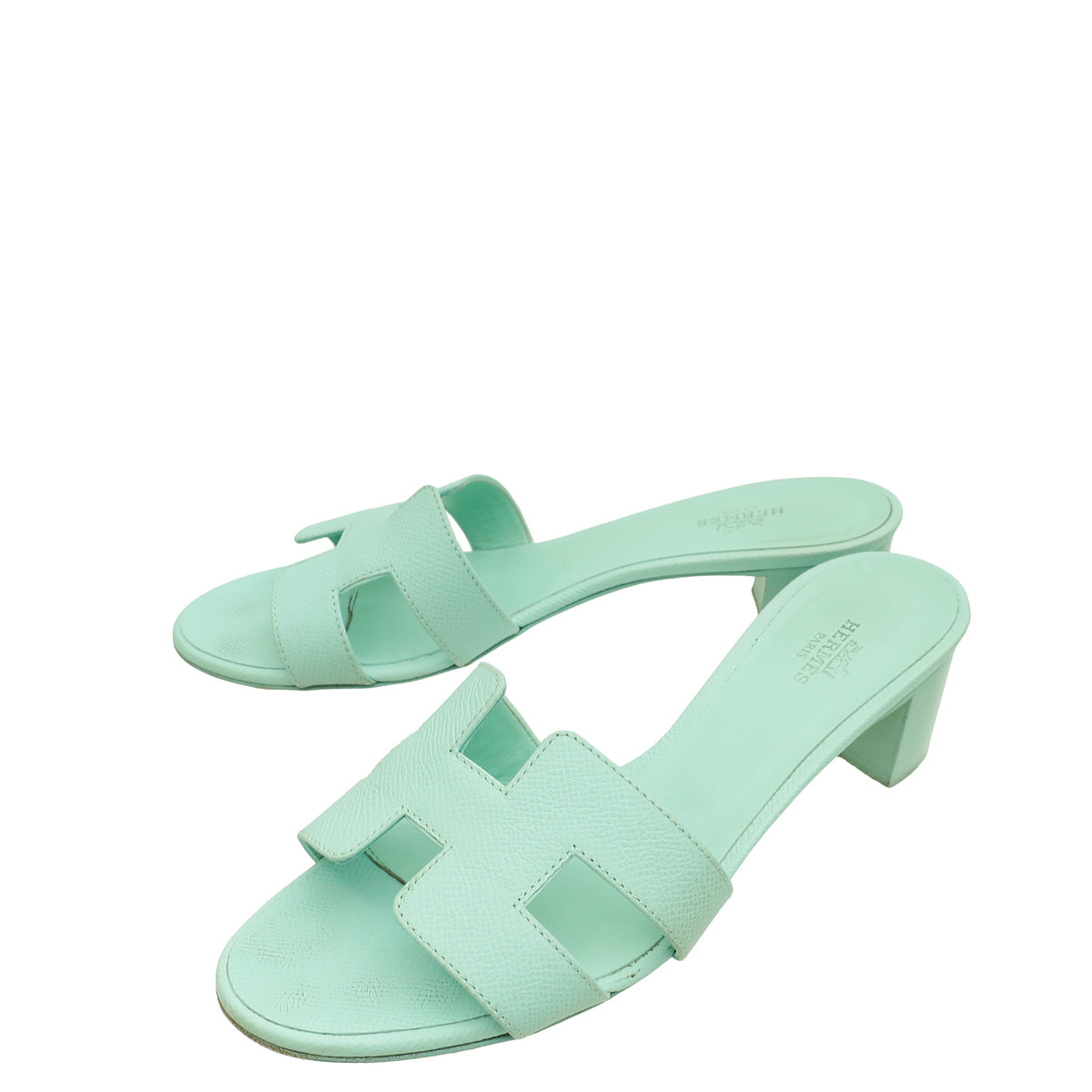 Hermes Vert Embrun Oasis Sandal 38