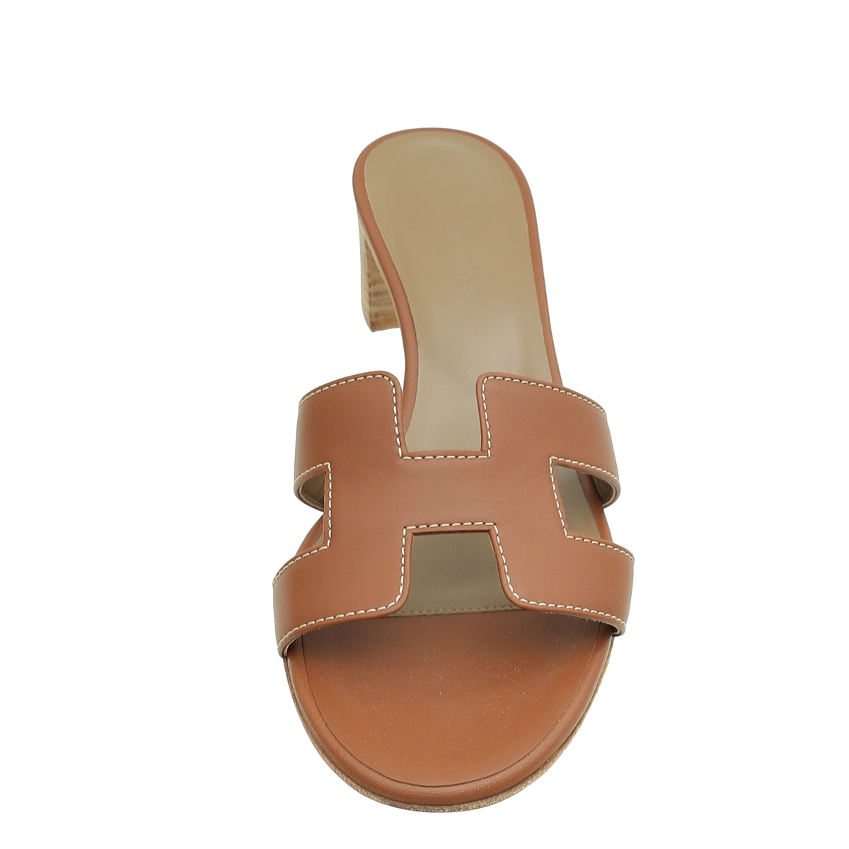Hermes Gold Oasis Sandal 38