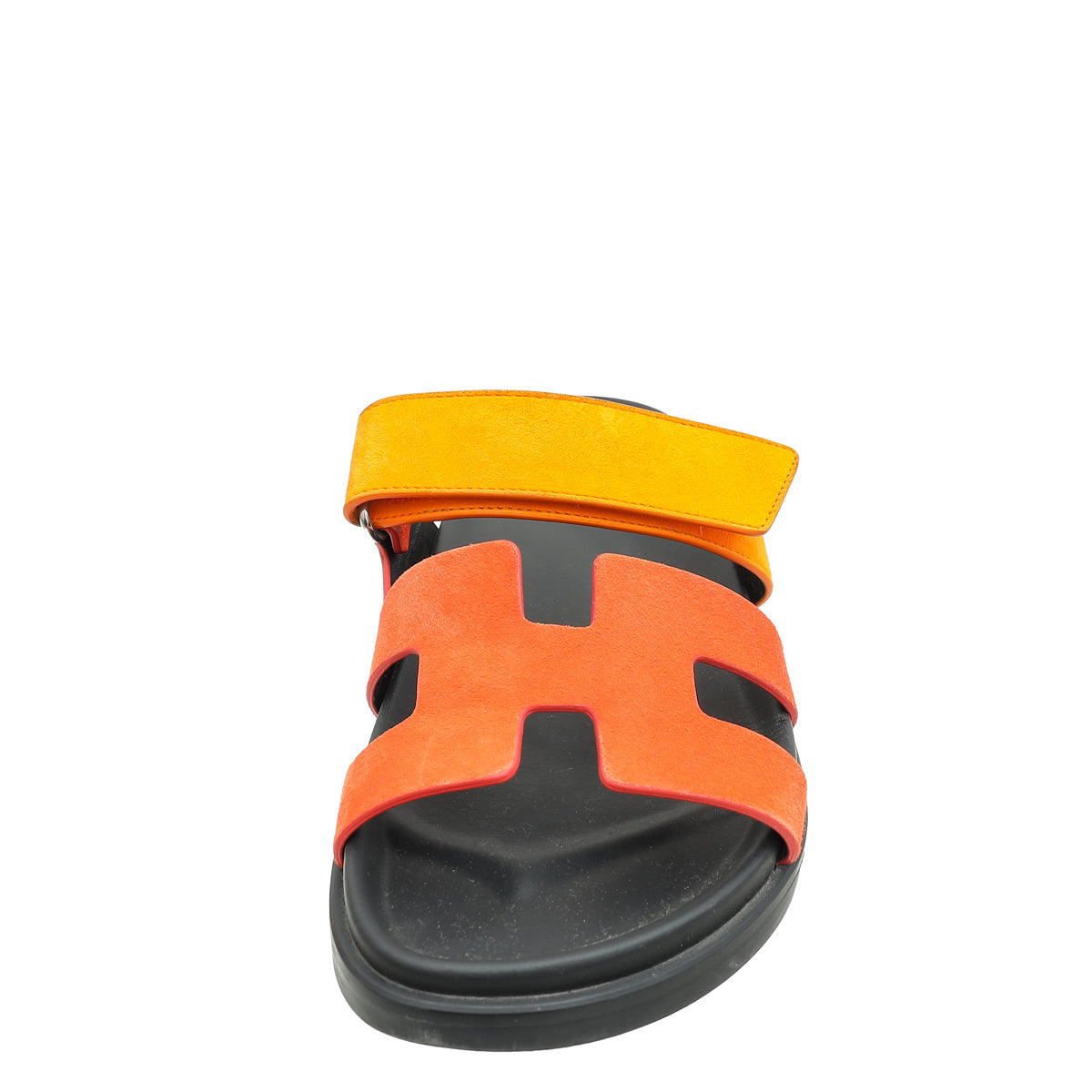 Hermes Bicolor Suede Chypre Sandals 38-Hermes-THE CLOSET