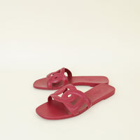 Hermes Rose Baie Aloha Sandals 38