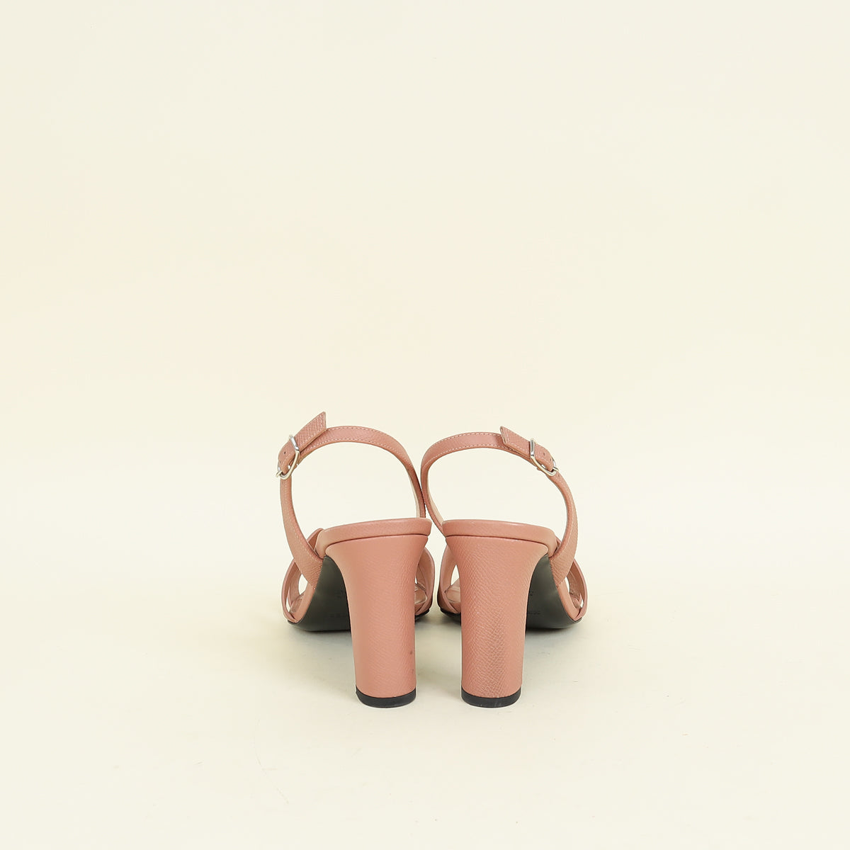 Hermes Rose Confetti Eternite 80 Sandals 39.5