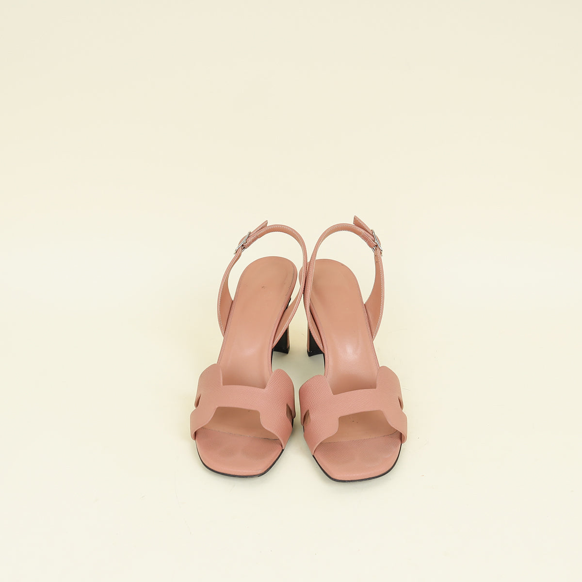 Hermes Rose Confetti Eternite 80 Sandals 39.5