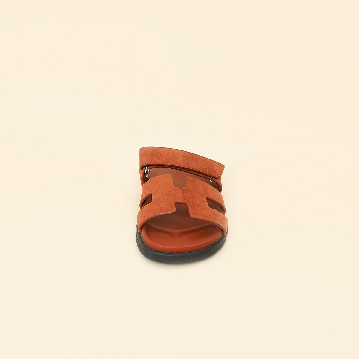 Hermes Cuivre Suede Chypre Sandal 39.5-Hermes-THE CLOSET
