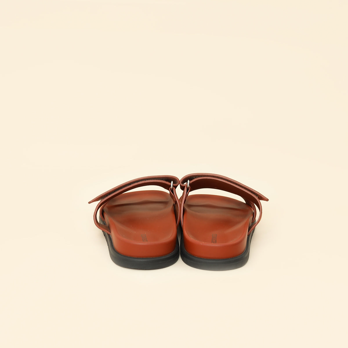 Hermes Cuivre Suede Chypre Sandal 39.5-Hermes-THE CLOSET