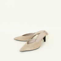 Hermes Beige Camel Nicoletta 70 Pump 39.5