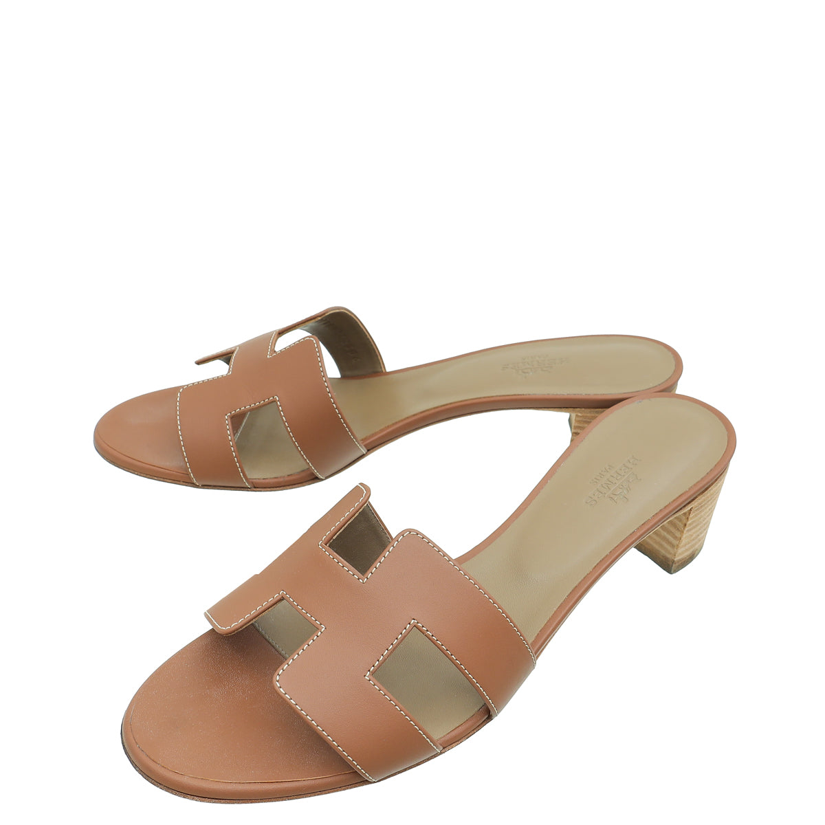 Hermes Gold Oasis Sandals 39.5-Hermes-THE CLOSET