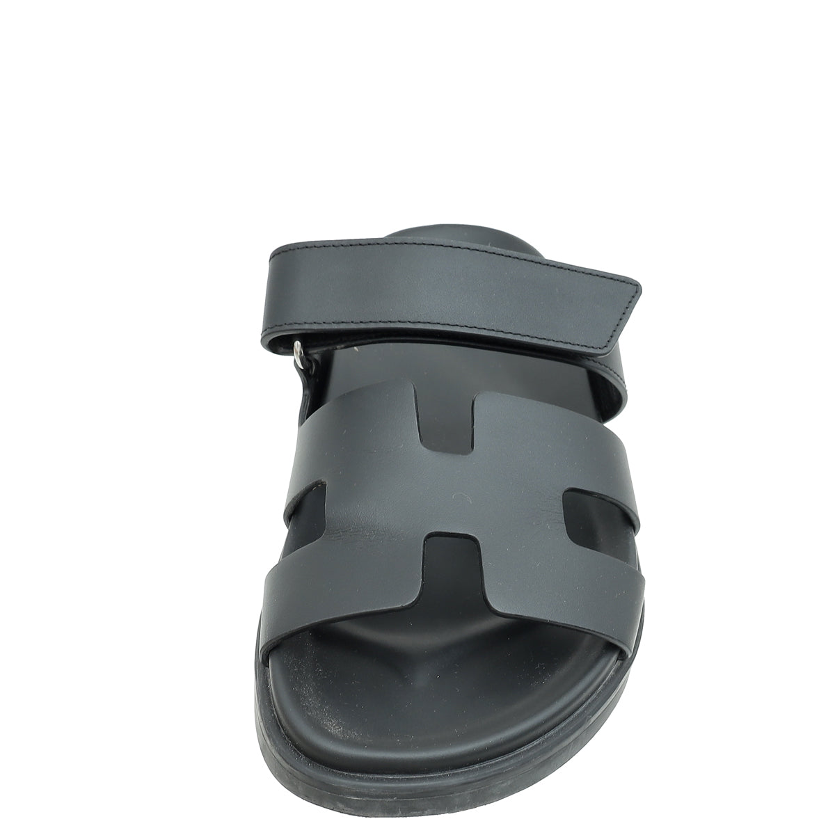 Hermes Black Chypre Sandal 39-Hermes-THE CLOSET