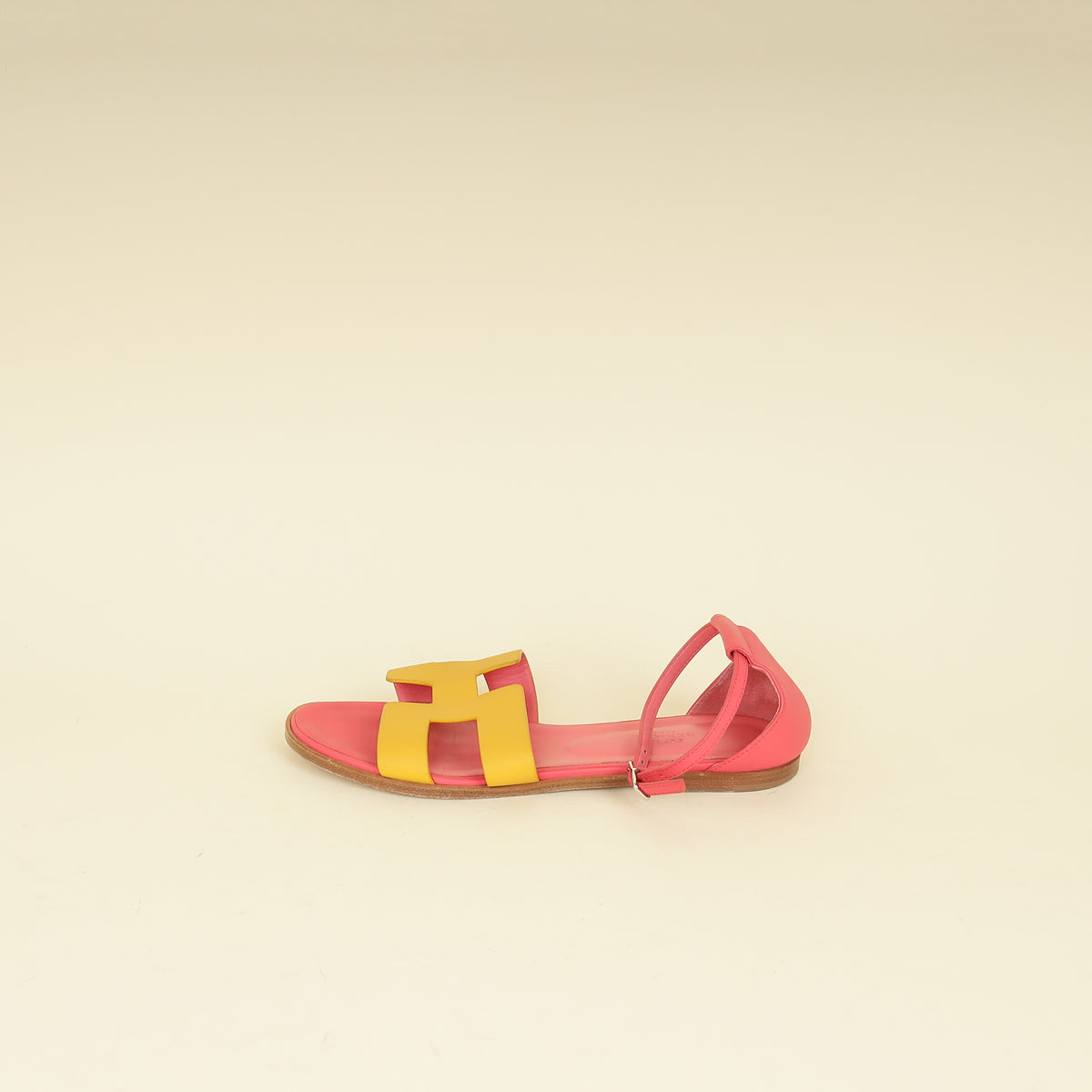 Hermes Bicolor Santorini Sandal 39