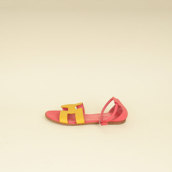 Hermes Bicolor Santorini Sandal 39