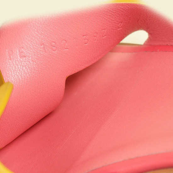 Hermes Bicolor Santorini Sandal 39