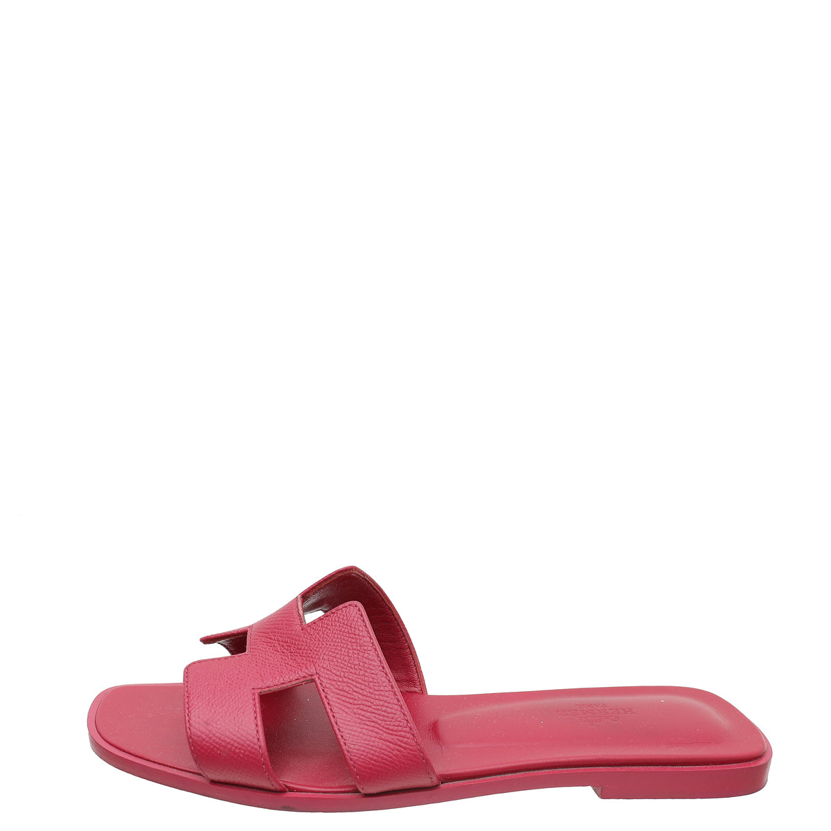 Hermes Rose Magenta Oran Sandal 39