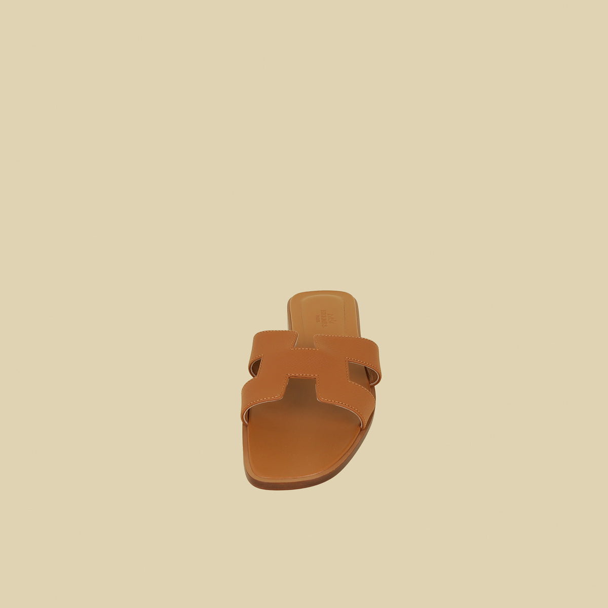 Hermes Natural Oran Sandals 39-Hermes-THE CLOSET