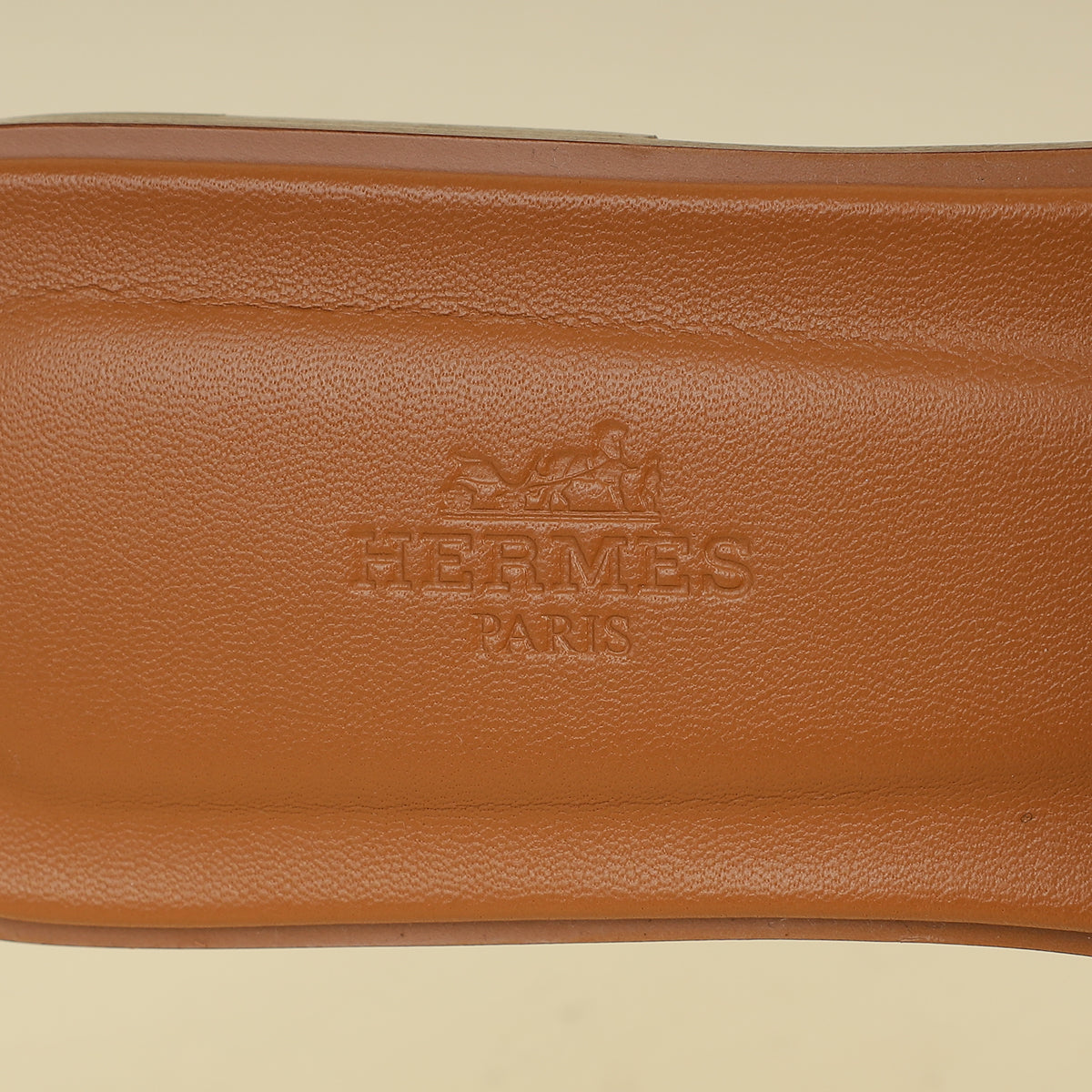 Hermes Natural Oran Sandals 39-Hermes-THE CLOSET