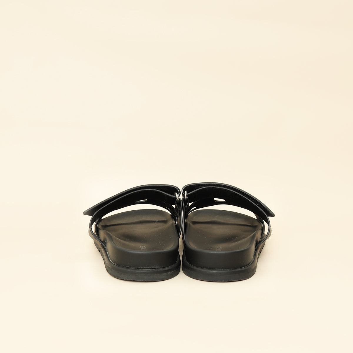 Hermes Noir Chypre Sandal 39-Hermes-THE CLOSET