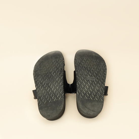 Hermes Noir Chypre Sandal 39-Hermes-THE CLOSET