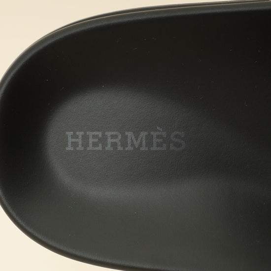 Hermes Noir Chypre Sandal 39-Hermes-THE CLOSET