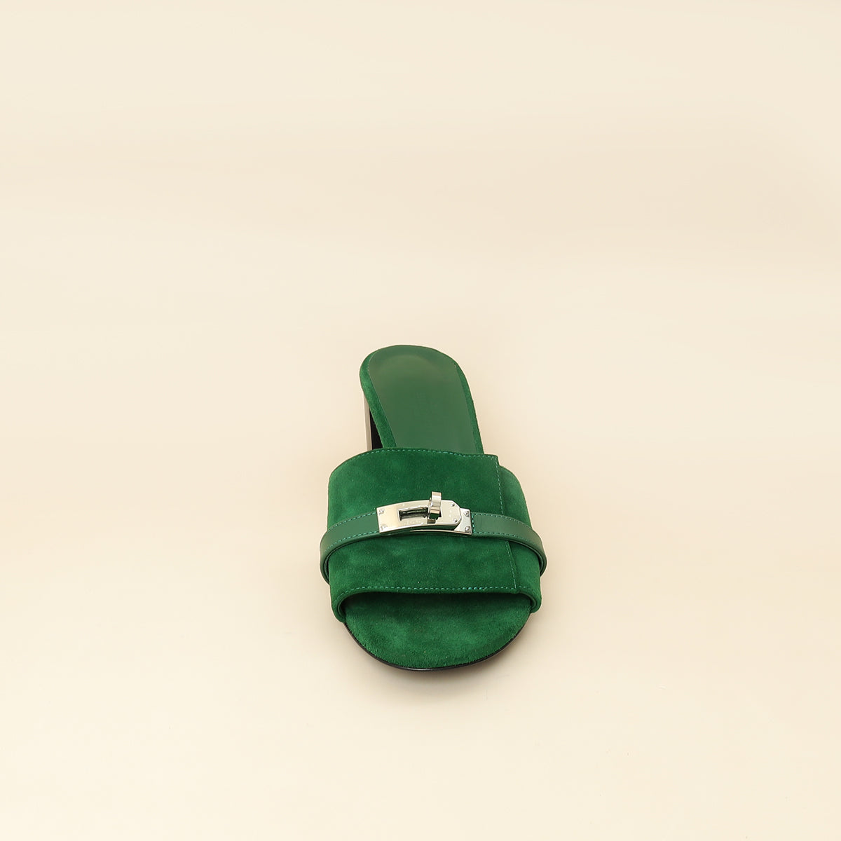 Hermes Vert Electrique Gigi 50 Sandals 39-Hermes-THE CLOSET