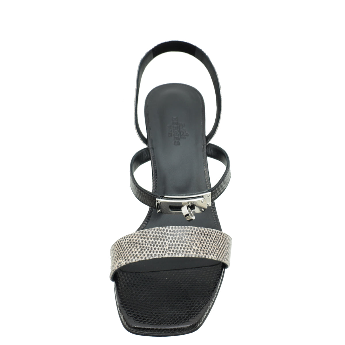 Hermes Bicolor Lizard Glamour 75 Sandals 39-Hermes-THE CLOSET