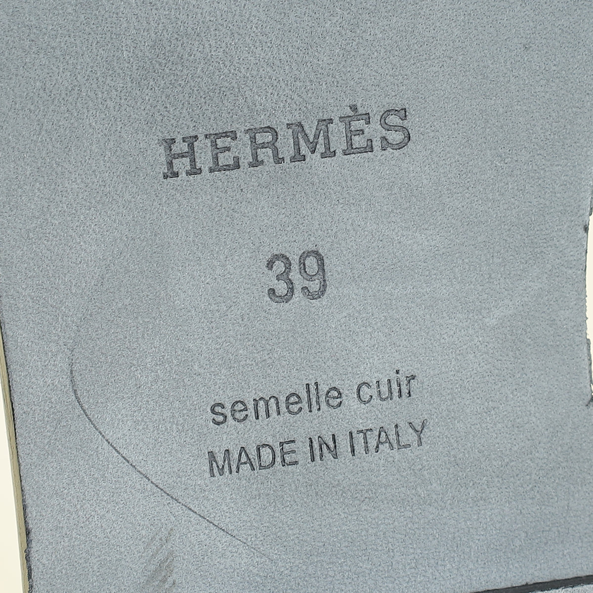 Hermes Rose Perle Oran Crystal Sandals 39