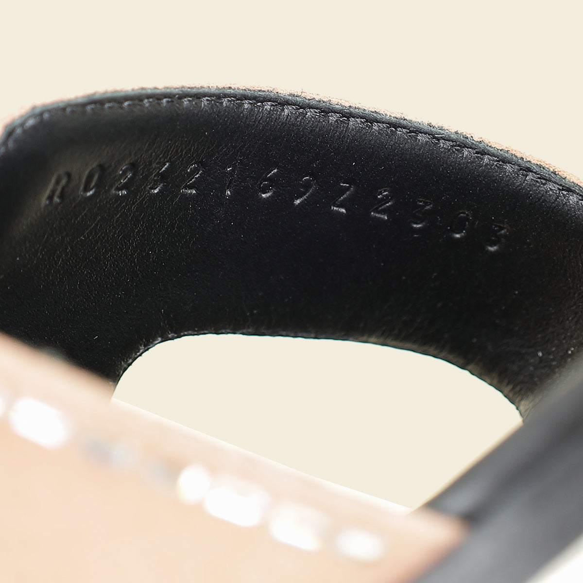 Hermes Rose Perle Oran Crystal Sandals 39