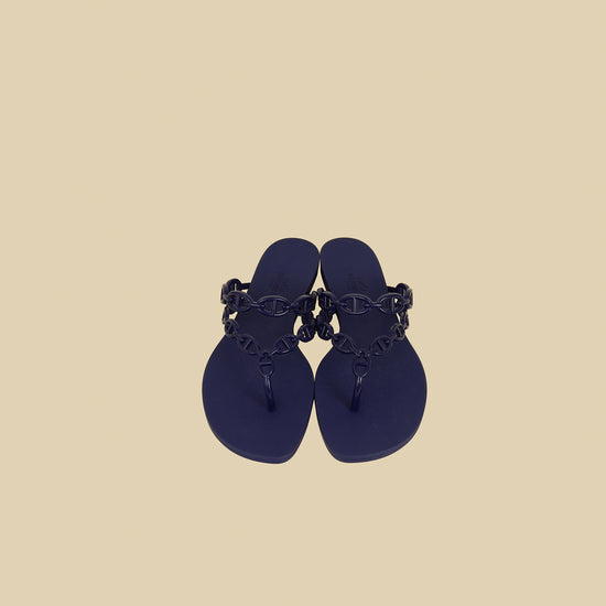 Hermes Violet Iris Island Waterproof Sandal 39-Hermes-THE CLOSET