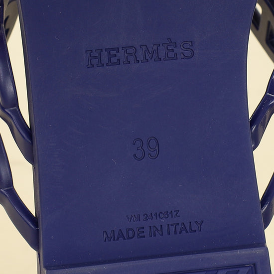 Hermes Violet Iris Island Waterproof Sandal 39-Hermes-THE CLOSET
