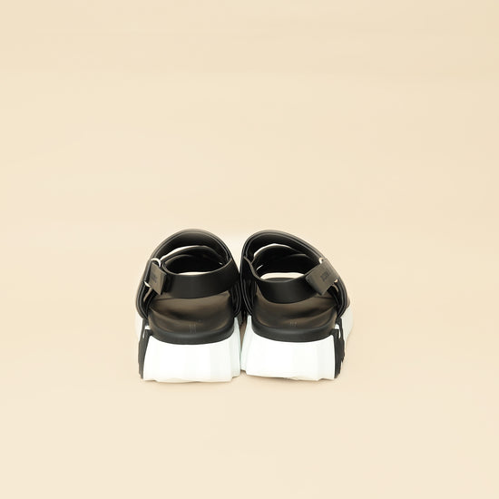 Hermes Black Electric Sandals 39-Hermes-THE CLOSET