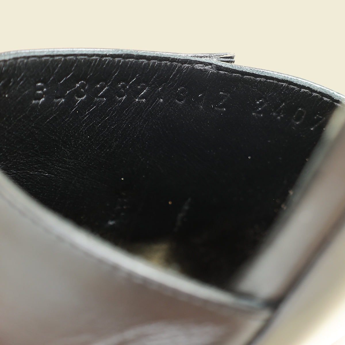 Hermes Noir Gigi 50 Sandal 39