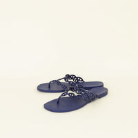 Hermes Violet Iris Island Sandal 39