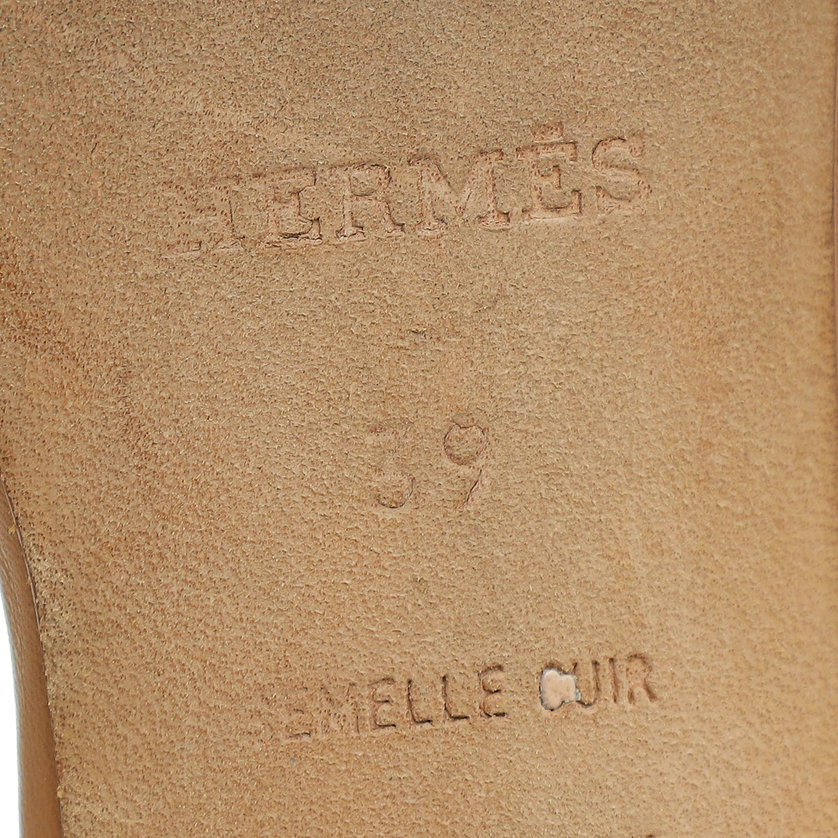 Hermes Bicolor Oasis Sandal 39