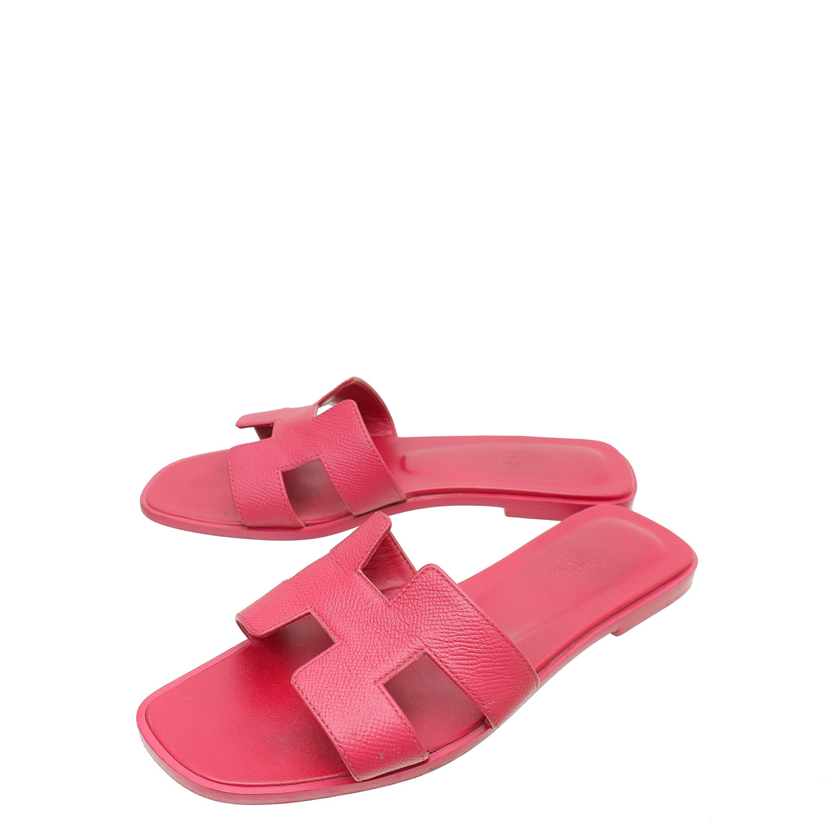 Hermes Rose Magenta Oran Sandal 39-Hermes-THE CLOSET