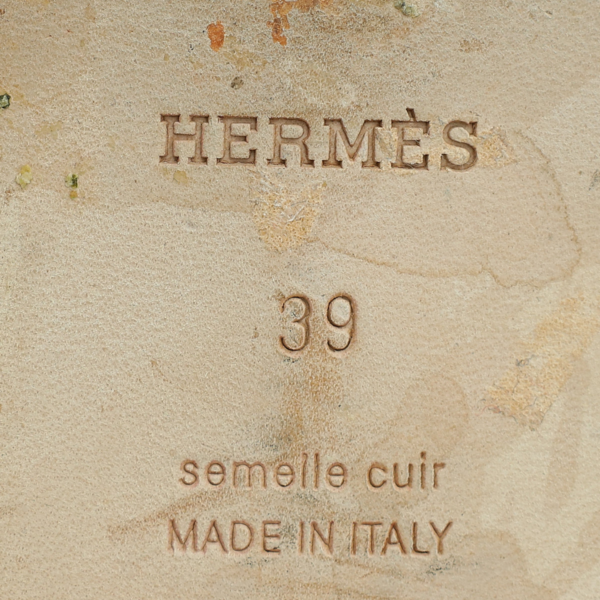 Hermes Rose Magenta Oran Sandal 39