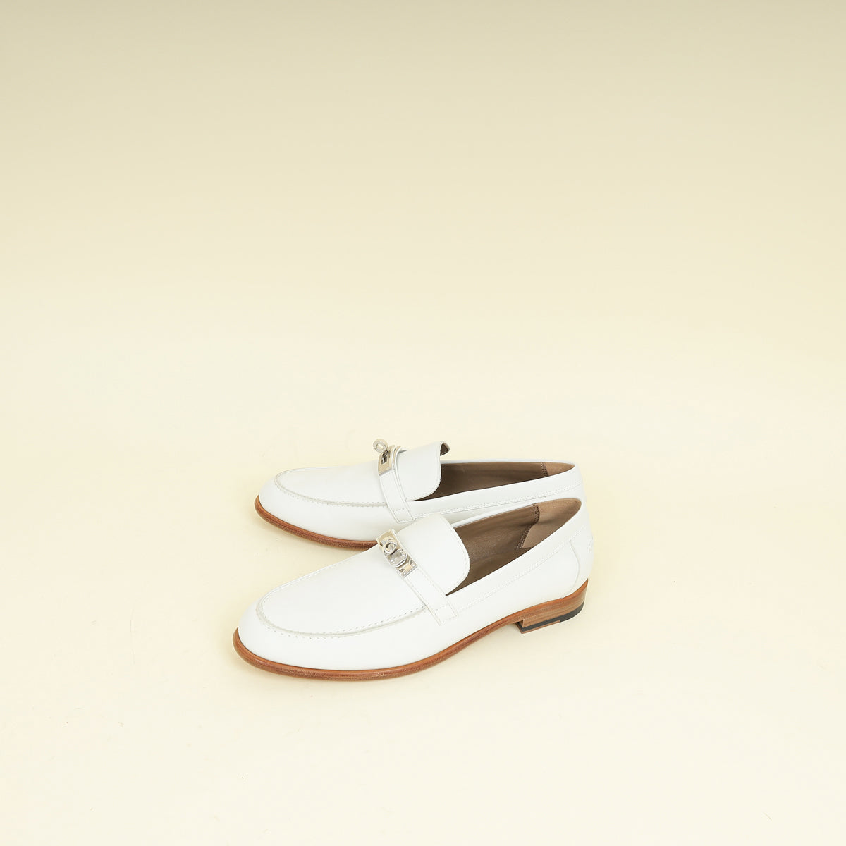 Hermes Blanc Destin Loafer 39