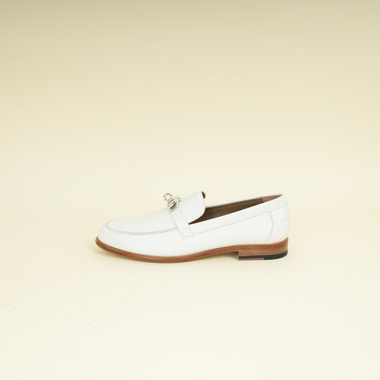 Hermes Blanc Destin Loafer 39