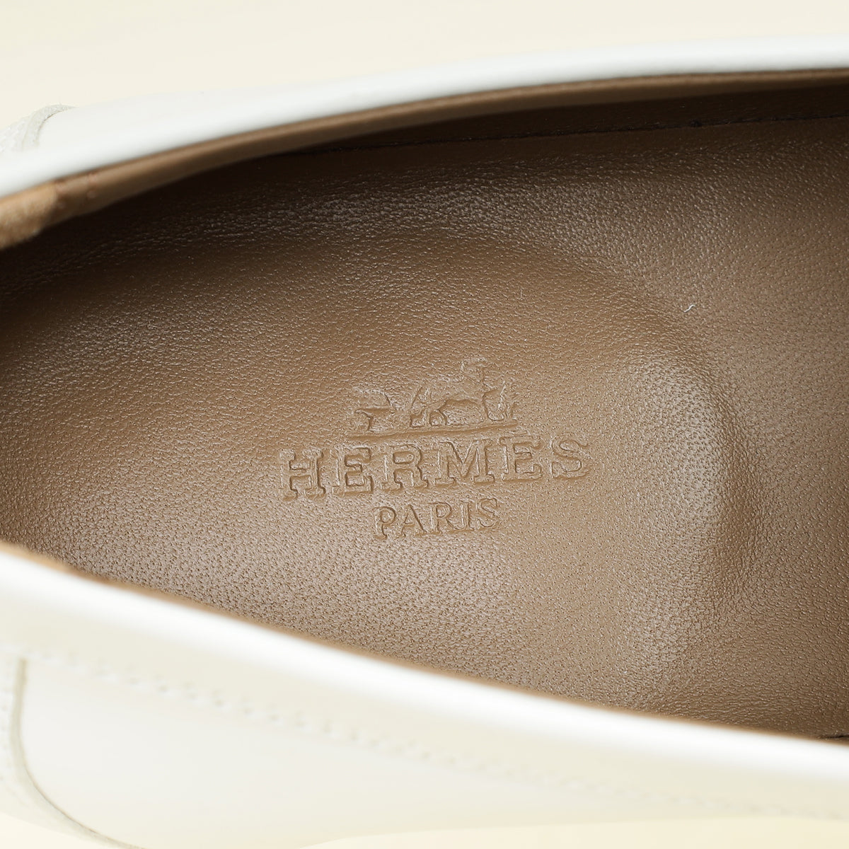 Hermes Blanc Destin Loafer 39