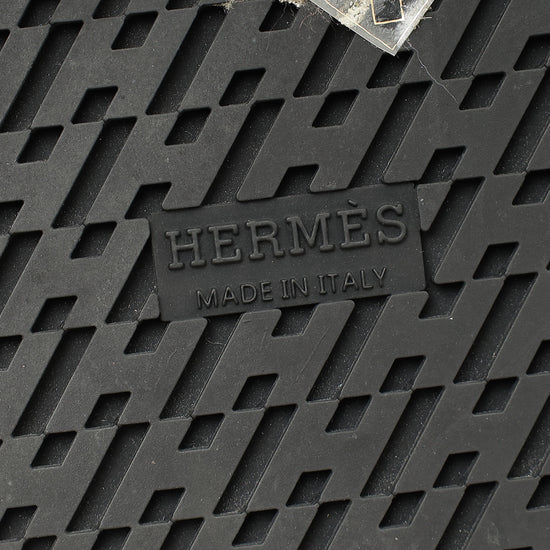 Hermes Bicolor Chypre Suede Sandals 40.5-Hermes-THE CLOSET