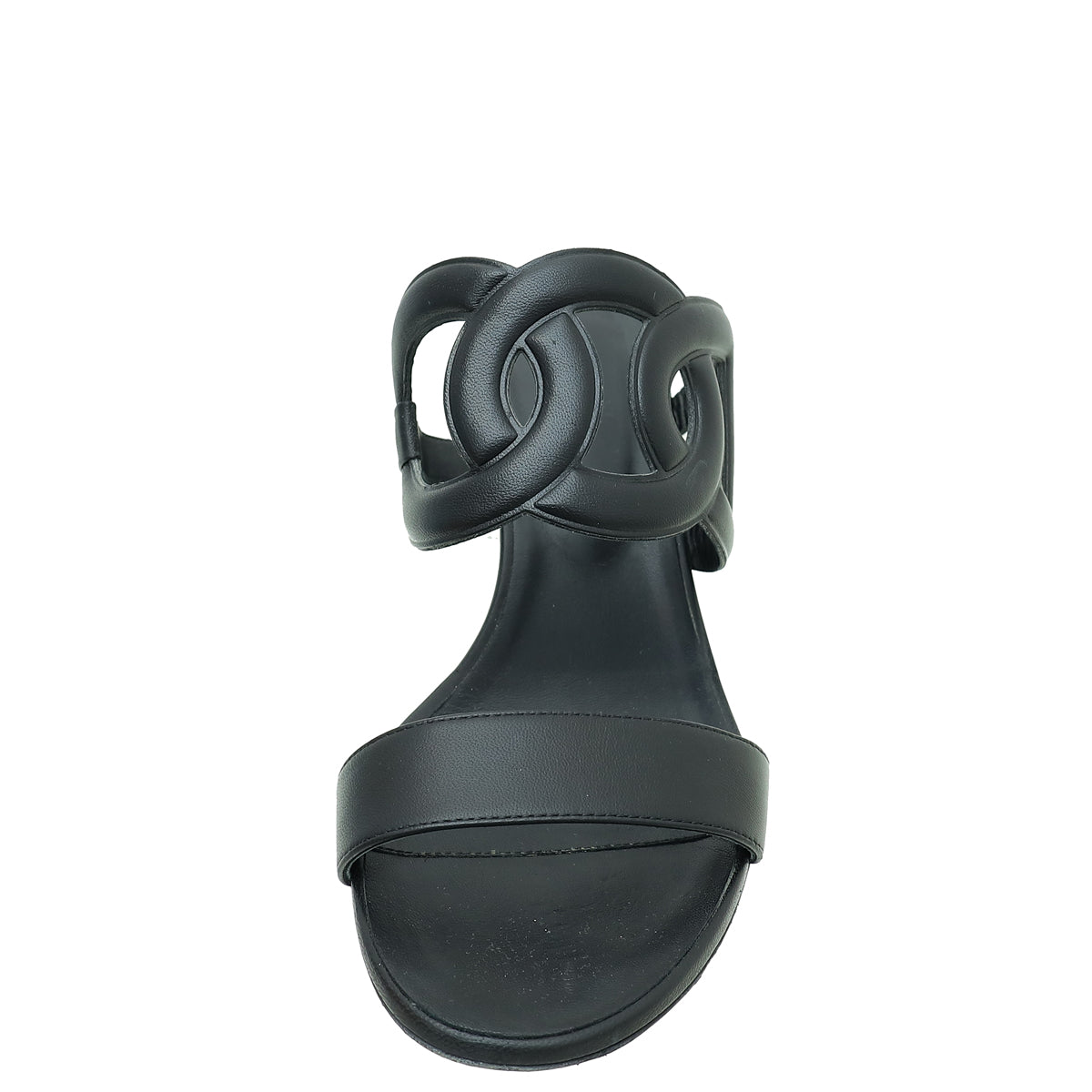 Hermes Noir Bikini Sandal 40.5-Hermes-THE CLOSET